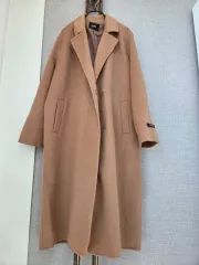 VISIT IN NEWYORK ウール混 ハンドメイド ロングコート