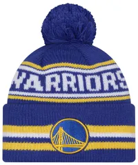 ニューエラ レディース アクセサリー 帽子 ニット New Eradult Golden State Warriors Blue Classic Pom Cuffed Knit Beanie NoColor ブルー