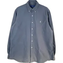 L ポロ ラルフローレン ガーメントダイ オックスフォード シャツ