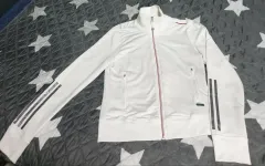 アディダス クライマライト ハイネック ニット トラックジャージ ジップアップ (XS)