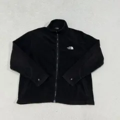 100 THE NORTH FACE ザノースフェイス ブラック フリース ジップアップ ジャケット 1201