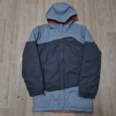 コロンビア メンズ バイカラー フード ウィンドブレーカー ジャケット L (100)