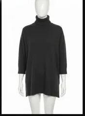 ジーンカーキ タートルネック ニット