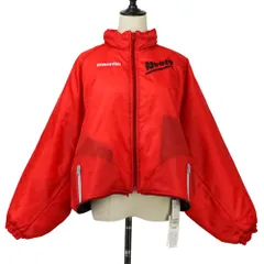 未使用 25SS PROTOTYPES プロトタイプス ベイクルーズ取り扱い PADDED TWOWAY TRACK JACKET パデッドジャケット サイズS/M レッド レディース 古着 中古 USED