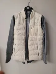 プーマ PUMA バイカラー ダウン ジップアップ アウター S90 出品