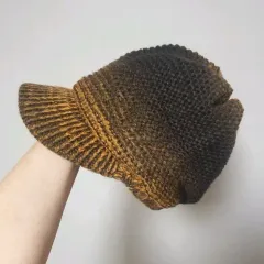 ぼかしニット帽子 冬帽子 レディースハット ミドルエイジハット