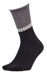 ノースイースト メンズ アンダーウェア 靴下 Northeast Outfitters Cozy Cabin Womensolid Roll Top Socks Grey グレー
