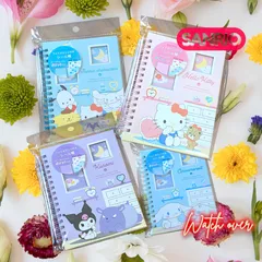 ２冊セット キティ クロミ サンリオ シールバインダー シール帳 SANRO シール シナモロール キャラクターズ ポチャッコ ウサハナ 選べる２冊