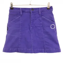 ジャックバニー スカート パープル×白 内側インナーパンツ ロゴ白 ストレッチ レディース 1(M) ゴルフウェア Jack Bunny