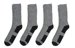 ノースイースト メンズ アンダーウェア 靴下 Northeast Outfitters Hiker Socks 4Pack Black ブラック