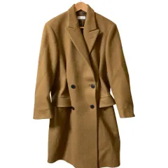 美品 DRIES VAN NOTEN ドリスヴァンノッテン アルパカブレンド ロングコート キャメル メンズ レディース 古着 中古 USEDのサムネイル