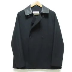美品 25AW EDITION エディション トゥモローランド Super120's ライトメルトン ショートコート サイズ34 ブラック レディース 古着 中古 USED