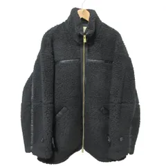 美品 Curensology カレンソロジー フリース ボア コート ジャケット ブルゾン CL507108ER-00 F ブラック レディース 古着 中古 USED