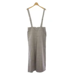 サマンサモスモス SM2 blue サロペット オールインワン ジャンプスーツ チェック F グレー /TK ■GY60