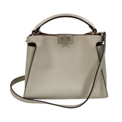 ◾️ほぼ新品◾️FENDI ピーカブー ミディアム ダブグレー & ラッピー