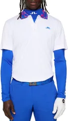 J リンドバーグ メンズ トップス ポロシャツ JLindeberg Mens Glen Short Sleeve Golf Polo White ホワイトのサムネイル