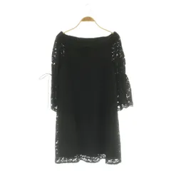 ジルスチュアート JILL STUART レースワンピース 七分袖 オフショルダー 0 ブラック /MY ■OS ■ECC001