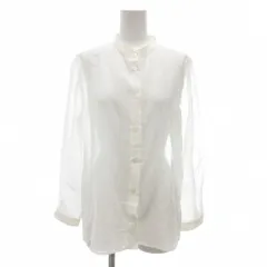 マレーラ MARELLA バンドカラーシャツ スタンドカラーシャツ シアー 白 ホワイト  /NL ■GY58