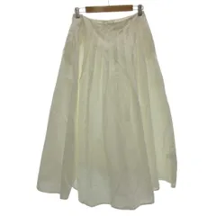 ザラ ZARA ロングスカート S 白 ホワイト 無地 プリーツ ロング丈/SJ ■GY58