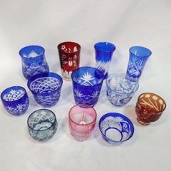 ◆換金処分◆早い者勝ち!【ガラス容器　銀彩　ブルー　瑠璃　ミルク　5点・A9】 ◇換金処分◇早い者勝ち!【ガラス容器 銀彩 ブルー 瑠璃 ミルク 5点