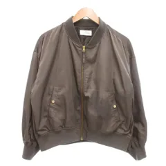 グローバルワーク GLOBAL WORK ボンバージャケット MA-1 ブルゾン S カーキ ジップアップ リブ  /NL ■GY58