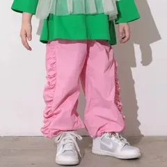 《新品》サイドギャザーパンツ 80～120㎝ Ocean&Ground 子供服 長ズボン ナイロン生地 4647008