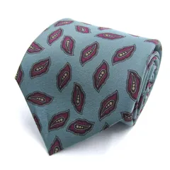 クリスチャンディオール ブランド ネクタイ シルク ペイズリー柄 総柄 PO メンズ ブルー Christian Dior 【中古】