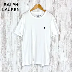POLO RALPH LAUREN ポロラルフローレン ポニー ロゴ刺繍 Tシャツ ホワイト メンズ 半袖 トップス