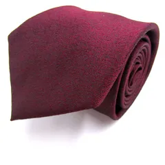 スーツセレクト ブランド ネクタイ 無地 シルク PO メンズ ワインレッド SUIT SELECT 【中古】