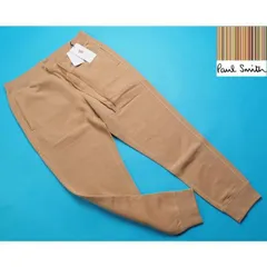 新品定価1.4万円 Paul Smith ポールスミス コットンリヨセル 天竺ジャージ パンツ Mベージュ(071) 30-7819