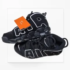 250mm@ NIKE ナイキ エア モア アップテンポ ブラック 白