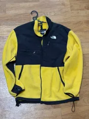 THE NORTH FACE ザノースフェイス ヴィンテージ デナリ フリース ジャケット ブラック/黄色 large₍ラージ)