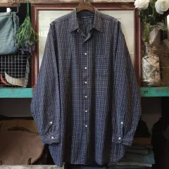 90s ポロラルフローレン シャツ チェック柄 オーバーサイズ ポケットシャツ XL