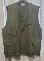 アメカジ アウター ベスト カーキ 新品