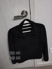 UNIQLO ユニクロ ブラック フリース ジップアップ