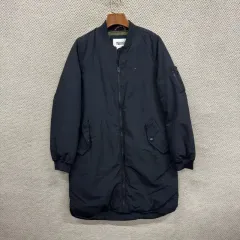 Tommy Hilfiger トミーヒルフィガー カジュアル 刺繍 ロゴ キルティング パイロットジャンパー Long ロング ダウン S A04689