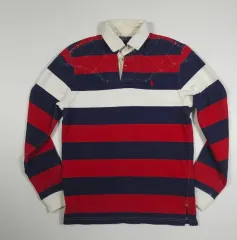 ポロラルフローレン ボーダー柄 ラグビーシャツ S
