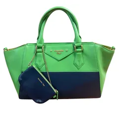 Samantha Vega　サマンサヴェガ　トートバッグ　ハンドバッグ　グリーン　チェーン　ポーチ