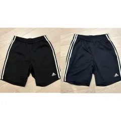 正規品 アディダス ユニセックス L ハーフパンツ ショーツ (ネイビー/ブラック)