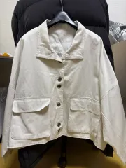 アイボリー COLOR ポケット ジャケット アウター