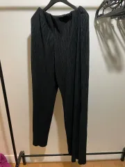 ザラ ワイドプリーツ パンツ