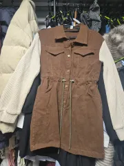 バイカラー コーデュロイ ショート マウンテンパーカー ジャケット ONE PIECE