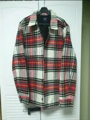 (新商品) GAP メンズ チェック ジャケット(L)