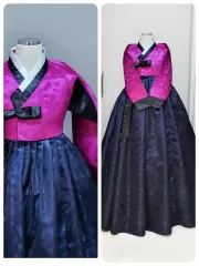 三会場 羊麻チマチョゴリ + 羊麻 8幅 広幅スカート