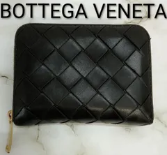 AQB24 ボッテガヴェネタ マキシイントレチャート コインケース 小銭入れ ゴールド金具