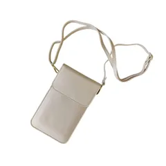 【新着商品】レディース スマホ操作可 入れたまま充電可能 斜め掛け 窓付きミニショルダーバッグ 長さ調整可能 サブバッグ 手ぶら 軽量 身軽 カジュアル 小さめ スマホショルダー