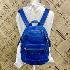 2310* マークジェイコブス ミニリュック 黒 ナイロン サンセット