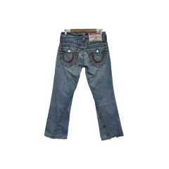 29 トゥルーレリジョン レインボー ジョイ ブーツカット フレアフィット デニム パンツ