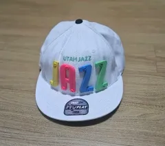 NBA ユウタ・ジャズ スナップバック 白 帽子