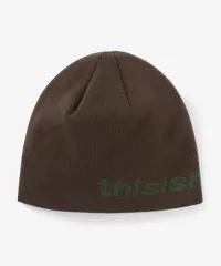 新品 thisisneverthat SP-Logo No Cuff Beanie Brow